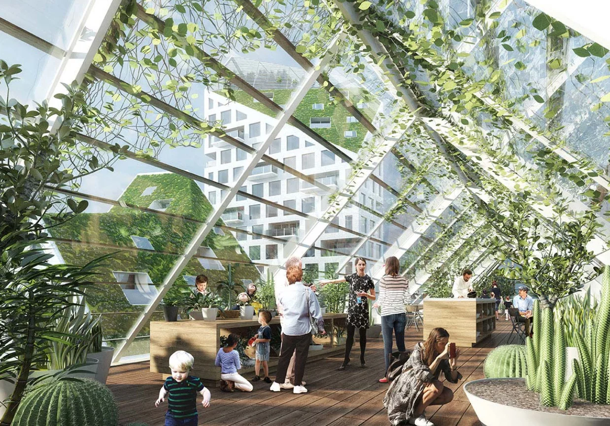 每日一例概念建筑：587 多边斜坡屋顶