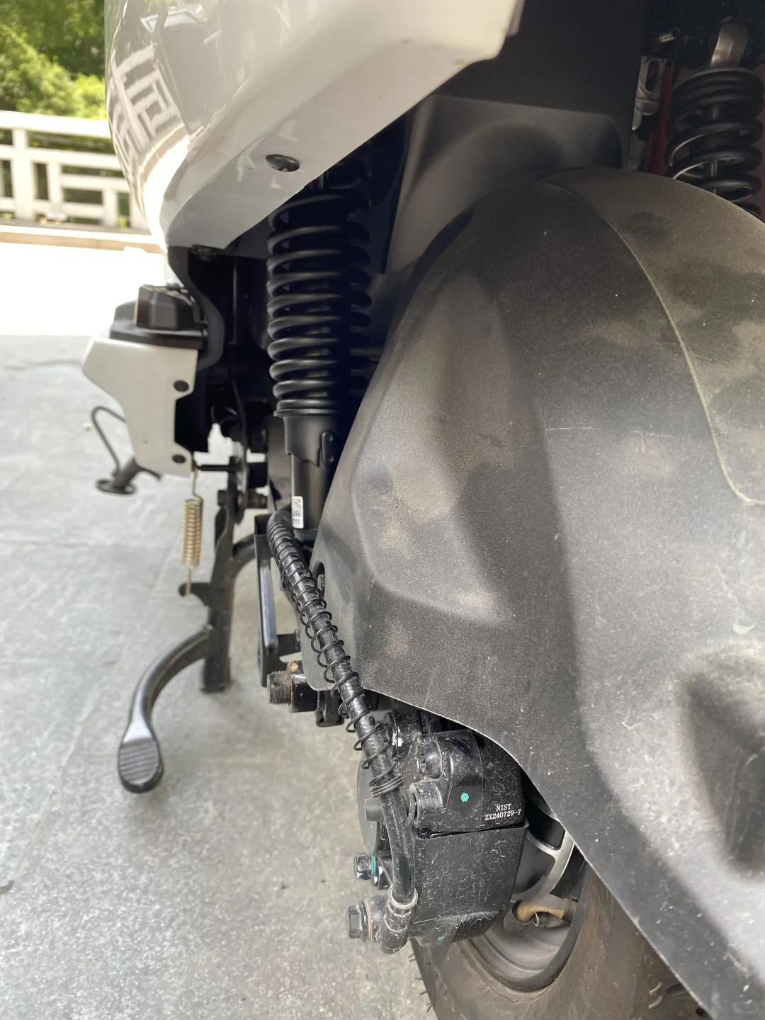 电摩前减震软想更换弹簧的车友看过来了➡️