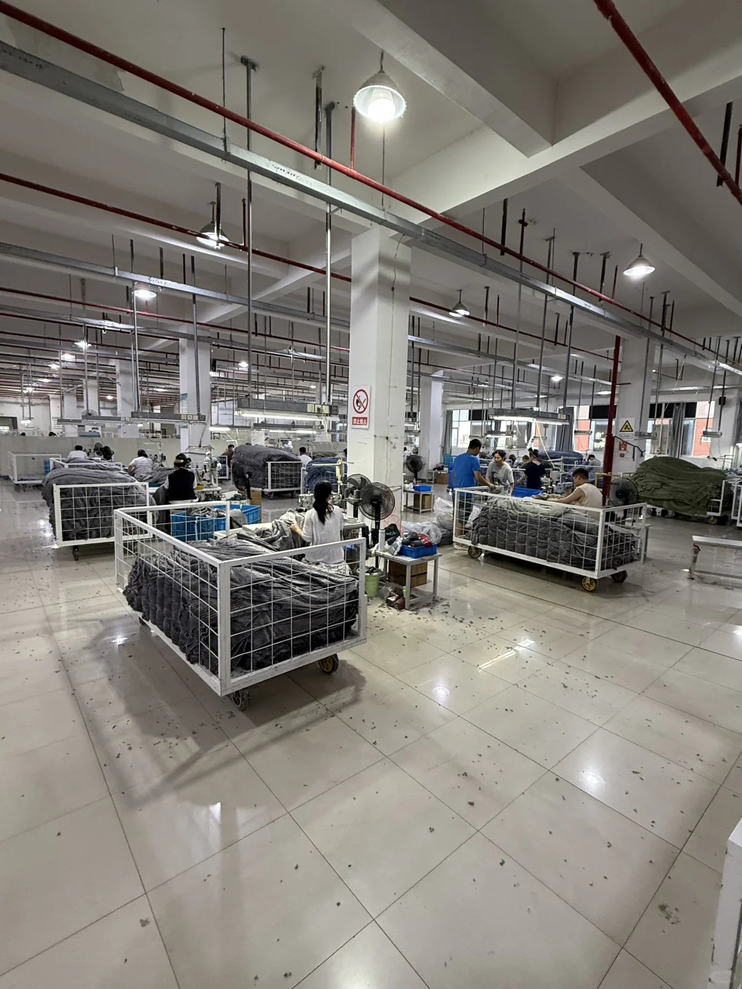 毛毯源头工厂｜车间热火朝天?