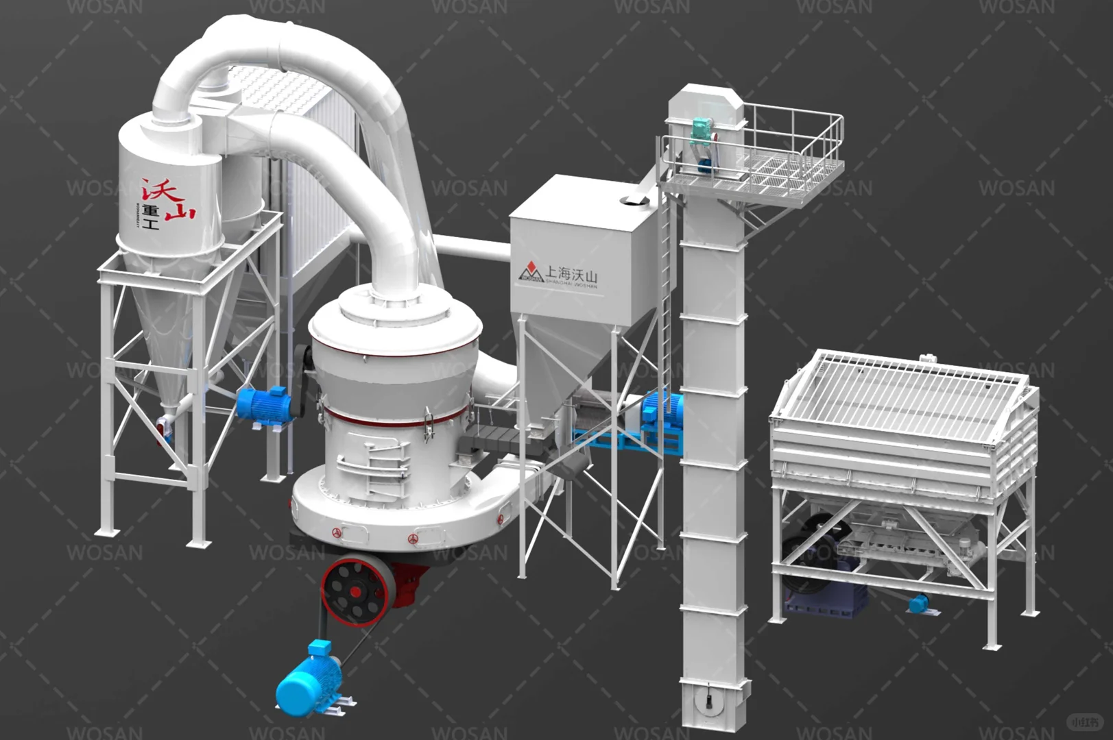 熟石灰磨粉机丨熟石灰磨粉生产线