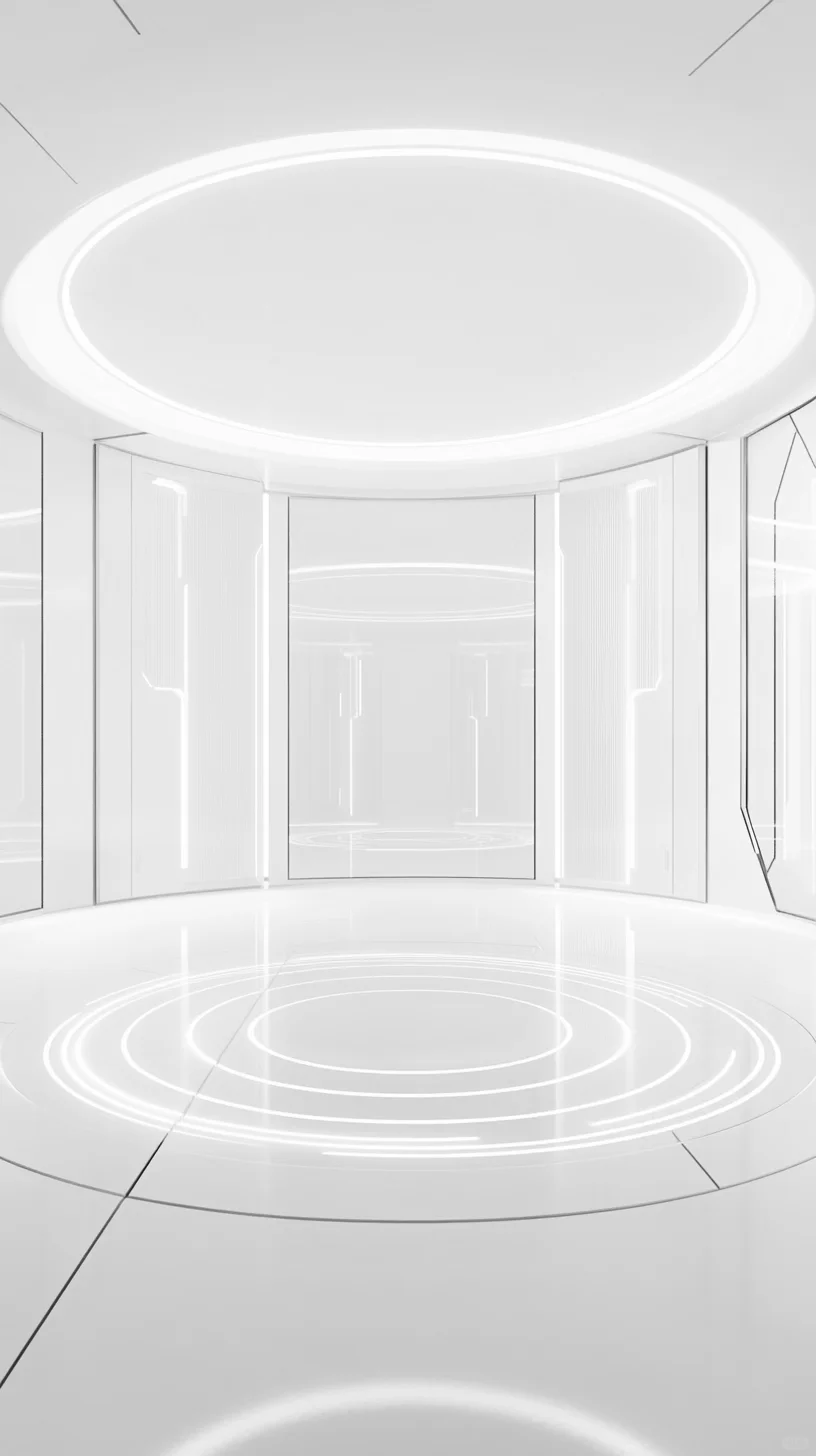 科技感浅色系电商产品展台背景大图12