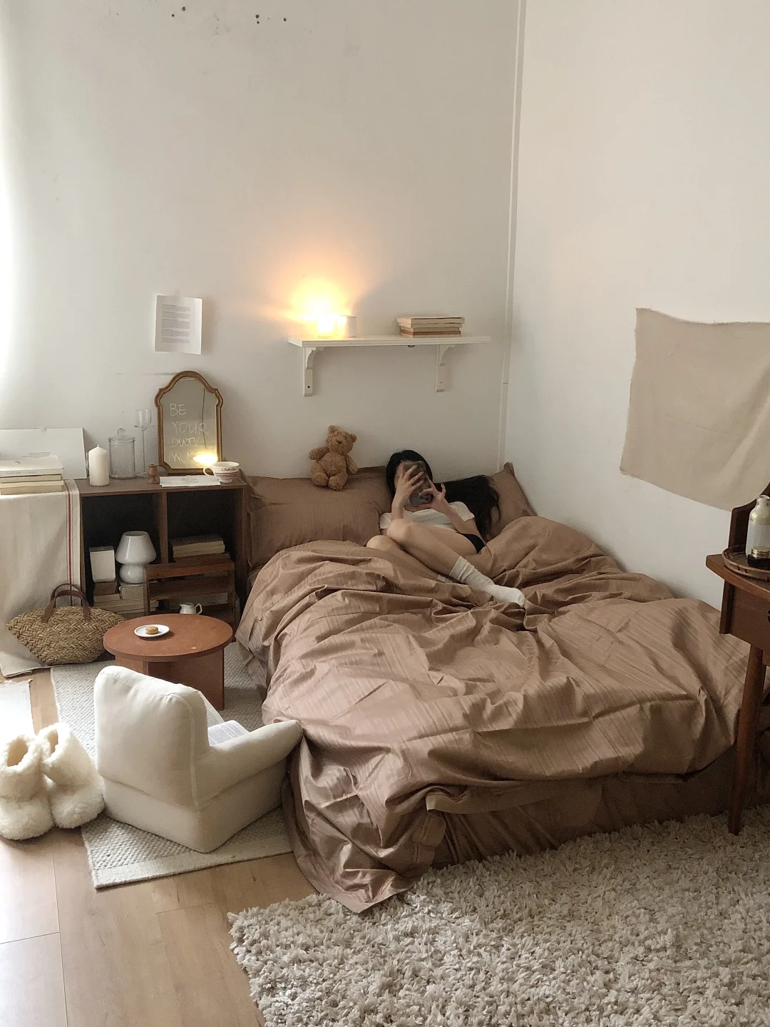 好干净的冬日小卧室