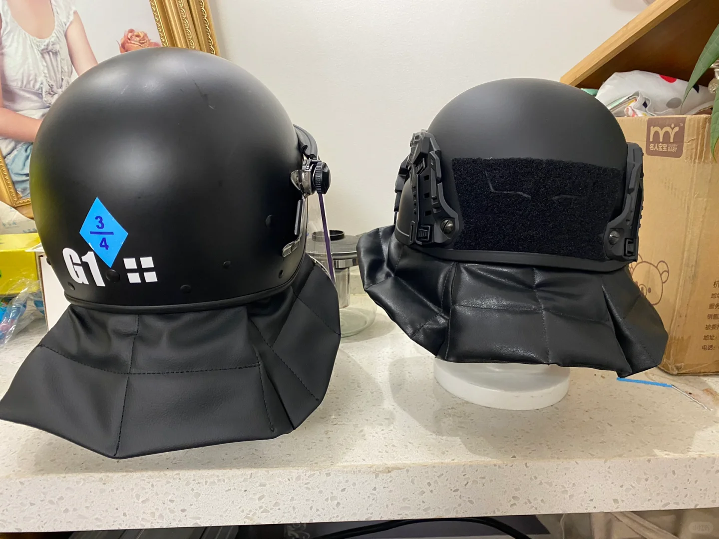 MSA防爆盔和国产某牌防爆盔