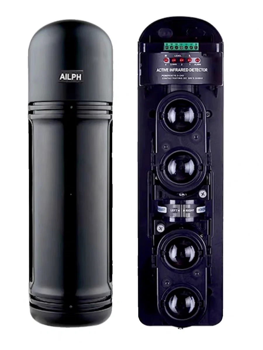 四光束对射探测器 家用室外户外围墙入侵红