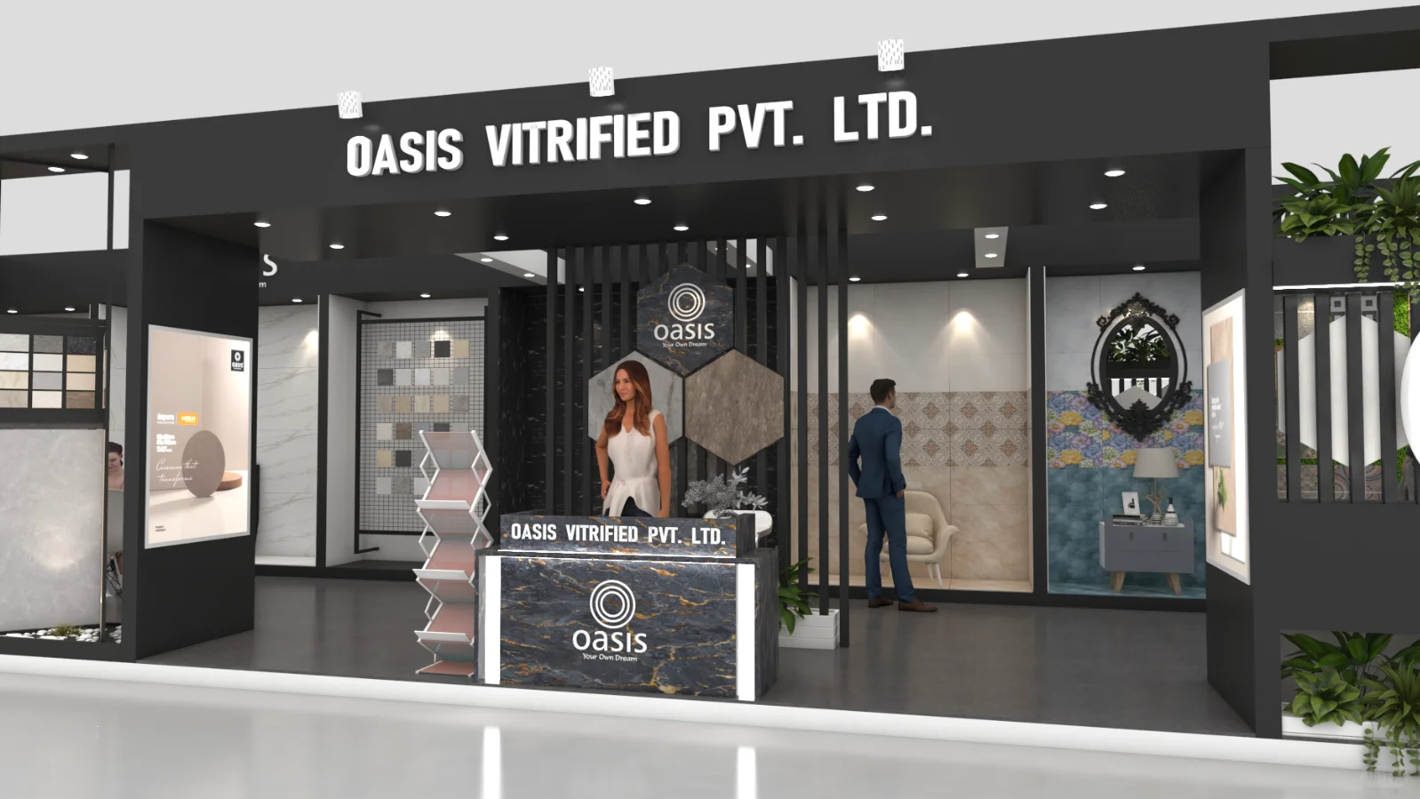 展会展台设计搭建 | 国际石材及瓷砖展览会