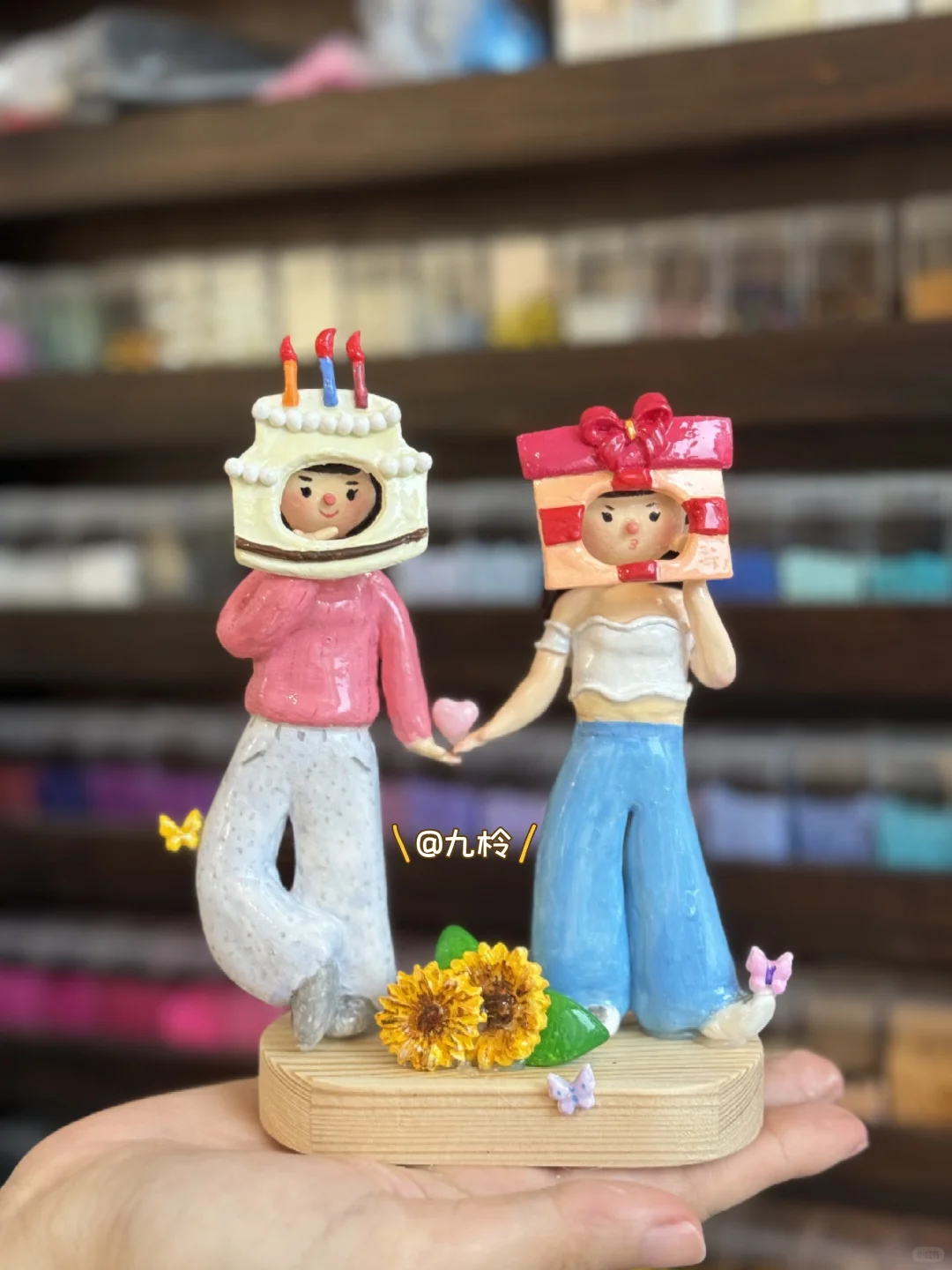 可可爱爱的石塑黏土DIY