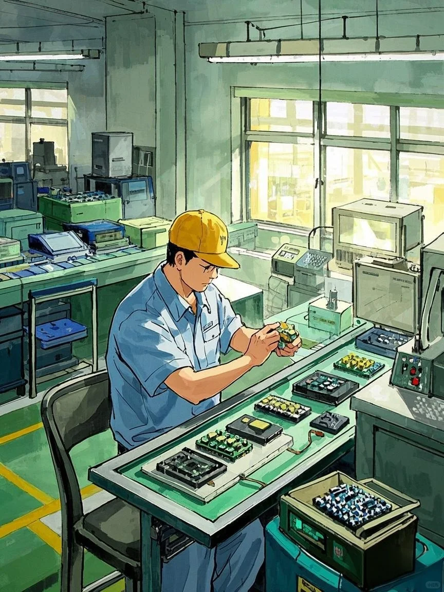 90年代东莞电子厂，藏在工笔画里的奋斗