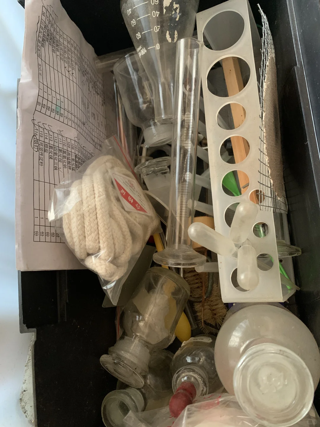 出全套化学实验器材