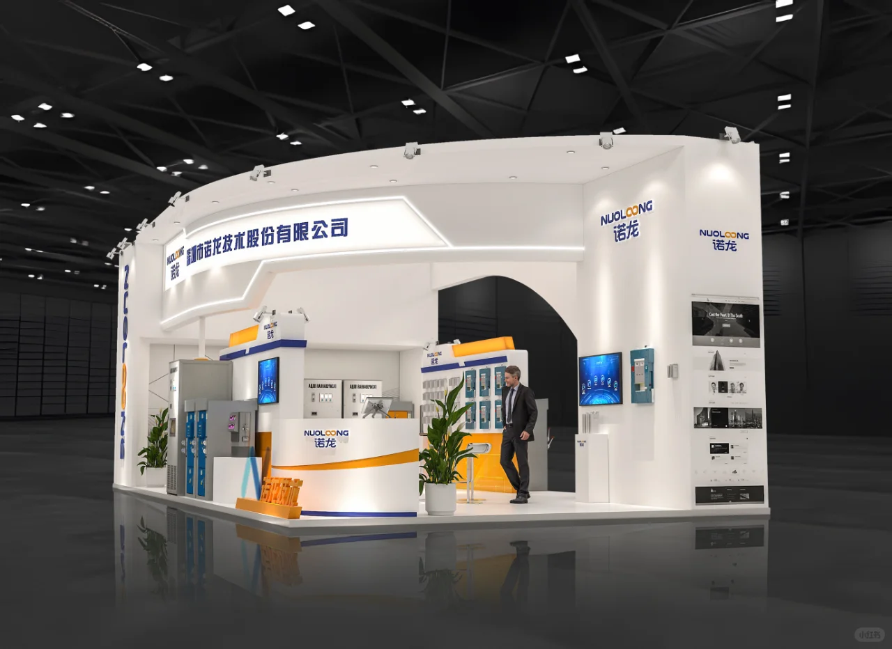 ?工业风展位设计搭建布置｜上海交通展