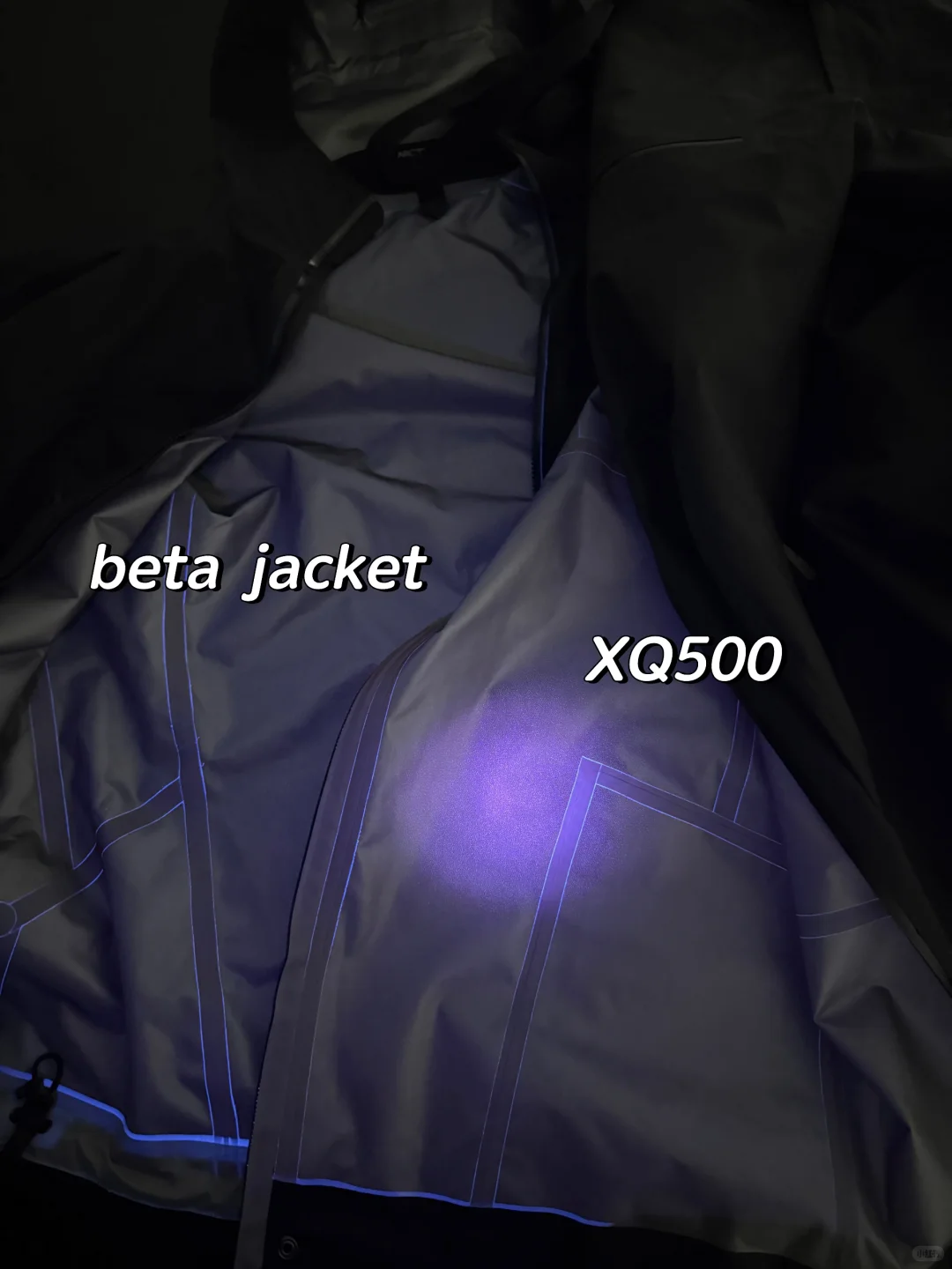 80D GTX 3L面料ePE膜鱼鳞纹底布的冲锋裤！