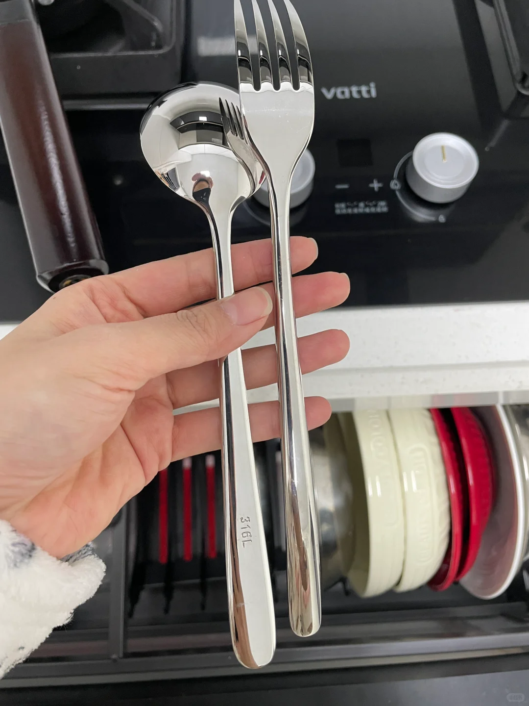 买到了质感很好的餐具?