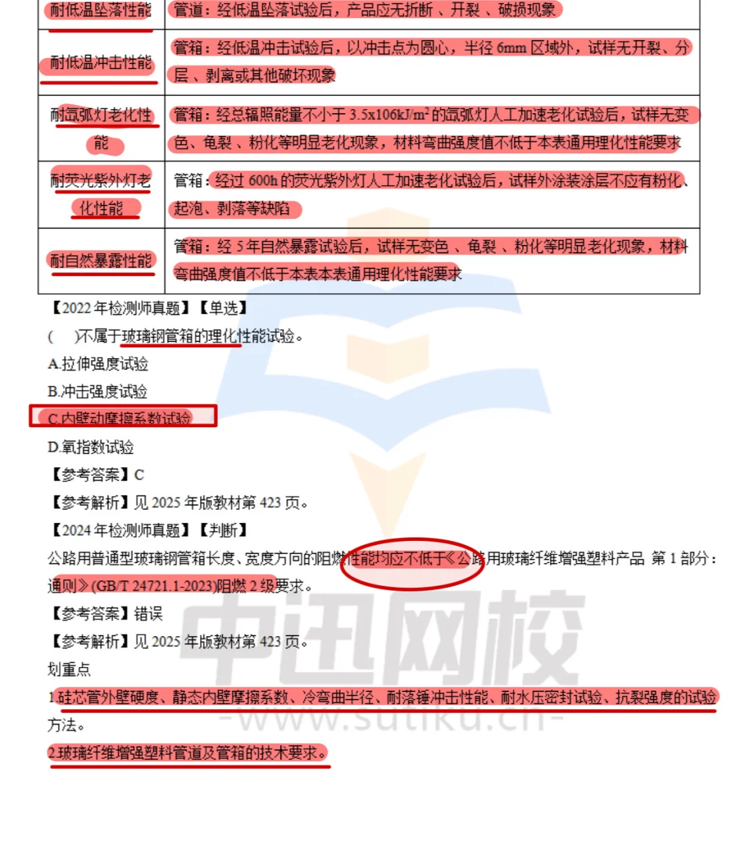 交通工程 试验检测考试