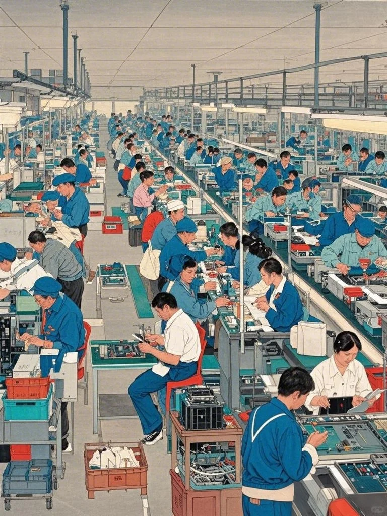 90年代东莞电子厂，藏在工笔画里的奋斗