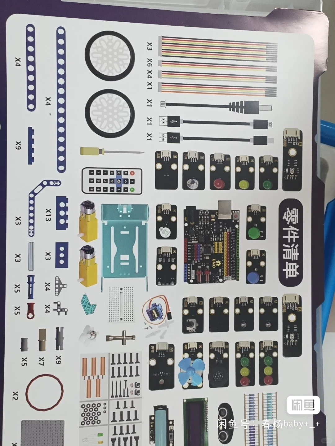 人工智能科学实验材料包耗材包