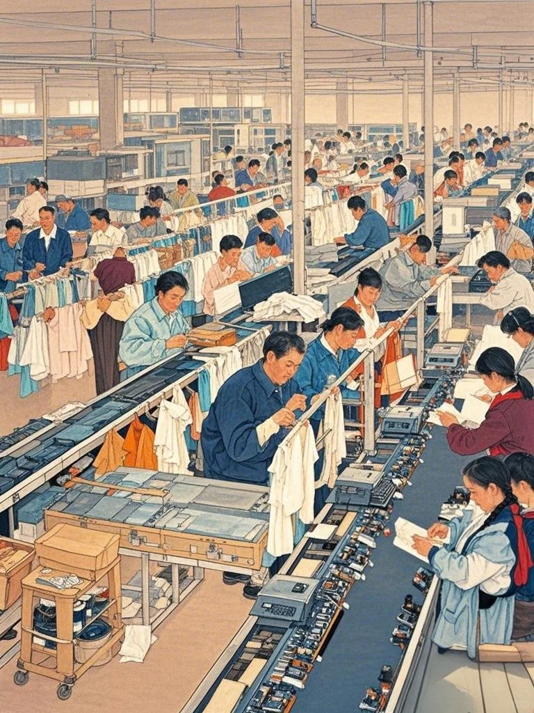 90年代东莞电子厂，藏在工笔画里的奋斗