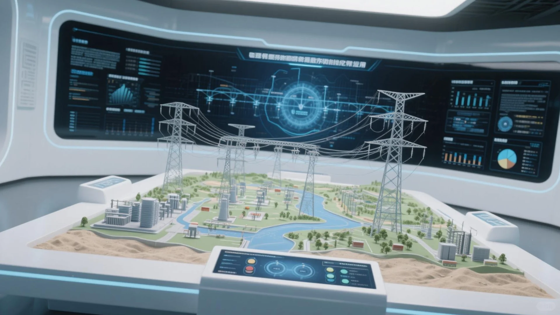 智能电网沙盘，真的很酷！