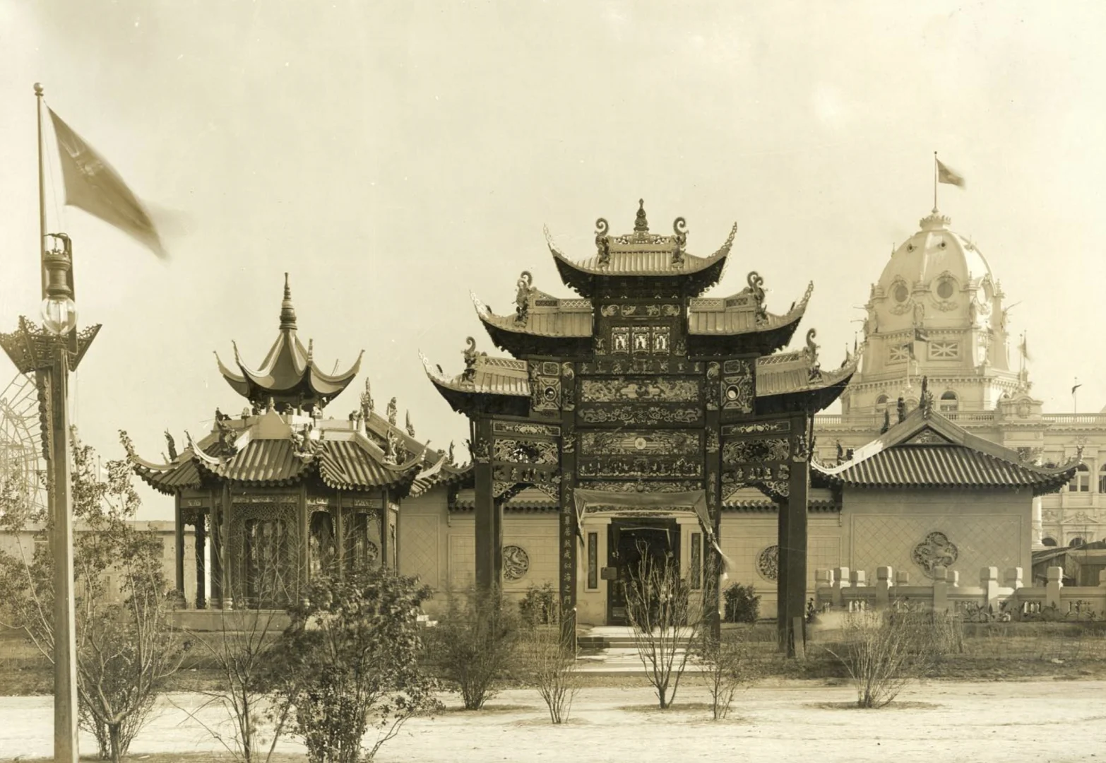 1904年世博会、奥运会联办城市中国馆老照片