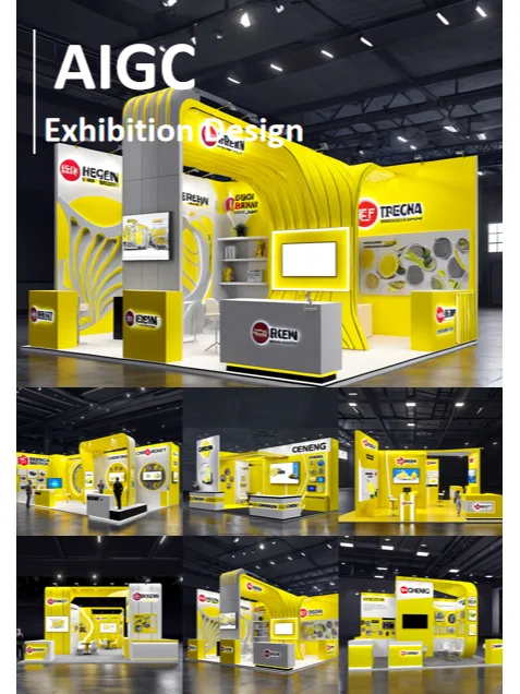 ?工业设计新革命!AIGC展台未来感爆棚!