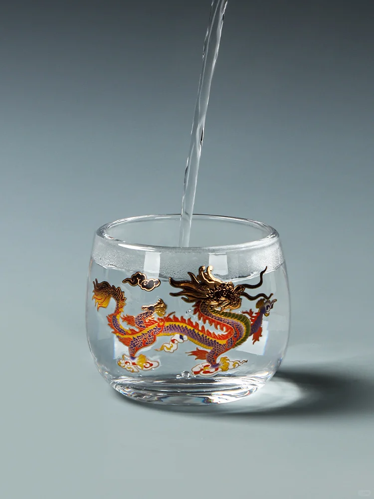 高硼硅玻璃茶杯?变色玻璃主人杯