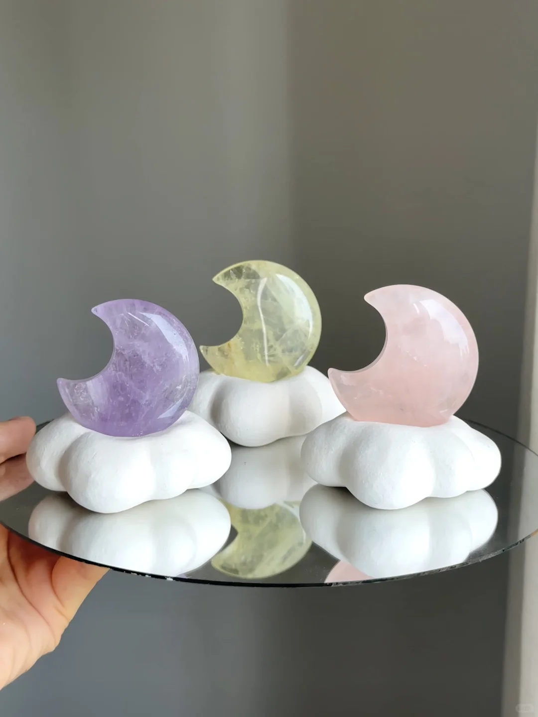 这也太仙了吧！月亮系列?水晶豆丁