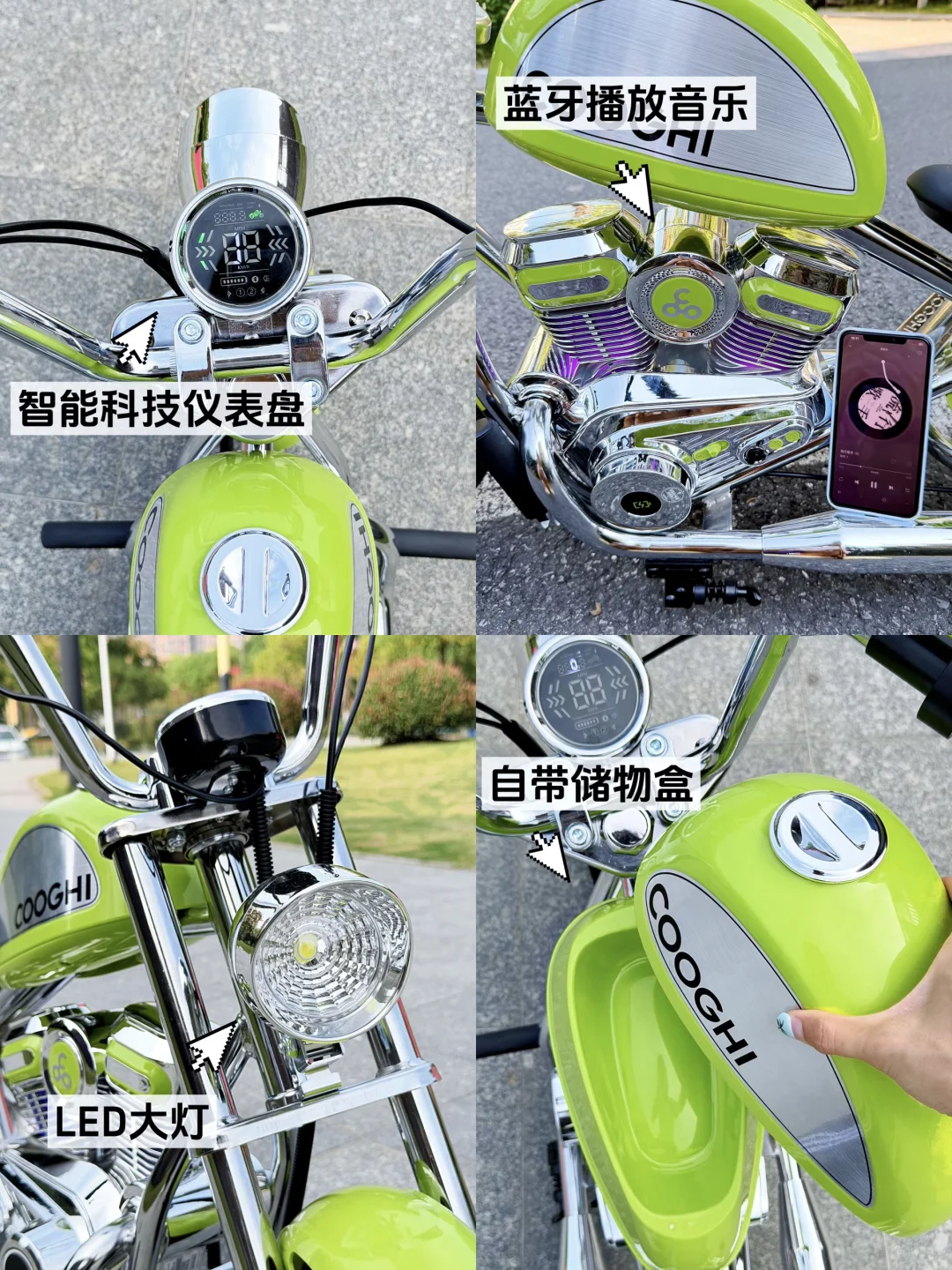 人类幼崽也骑上「哈雷」啦?小区炸街王来咯?