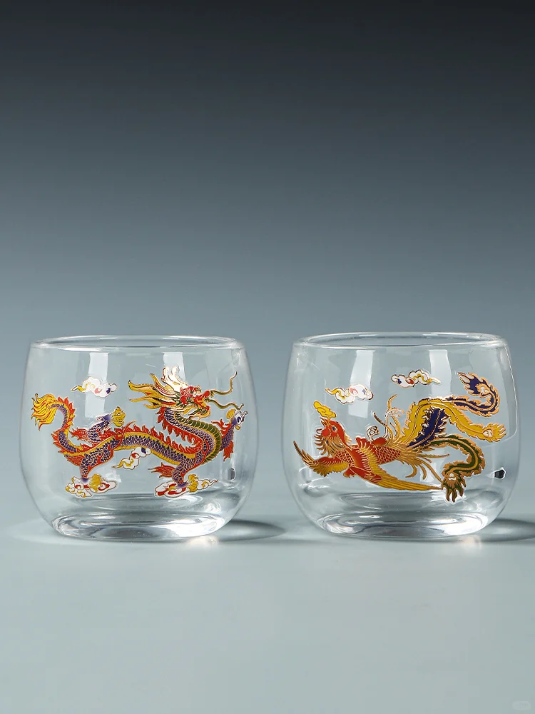 高硼硅玻璃茶杯?变色玻璃主人杯