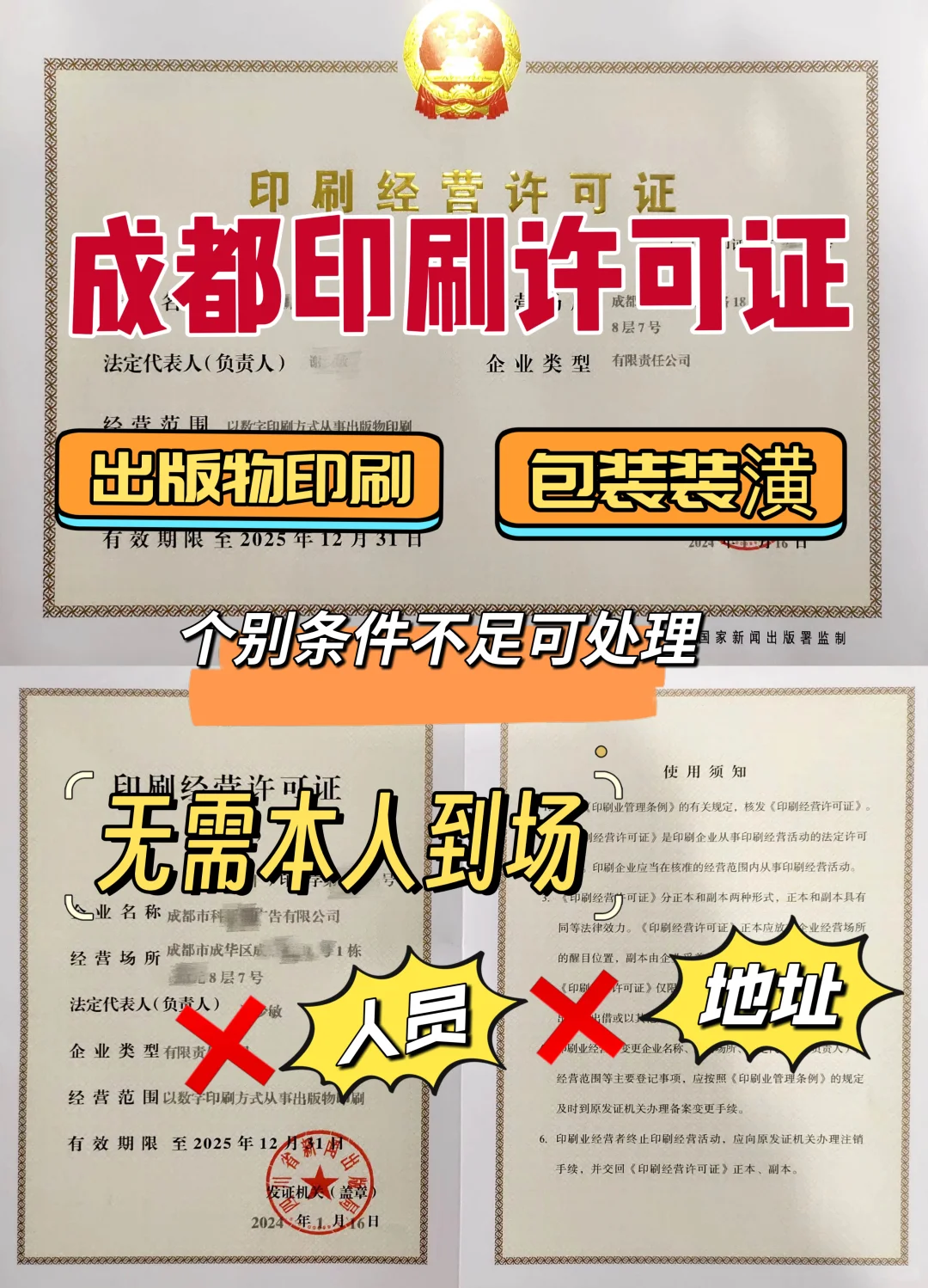 成都印刷许可证，印刷行业的企业家们看过来