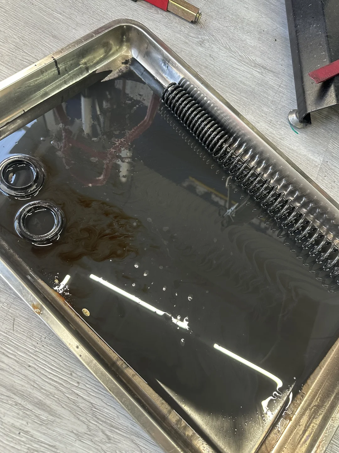 今天给NC750X 升级海魄避震弹簧