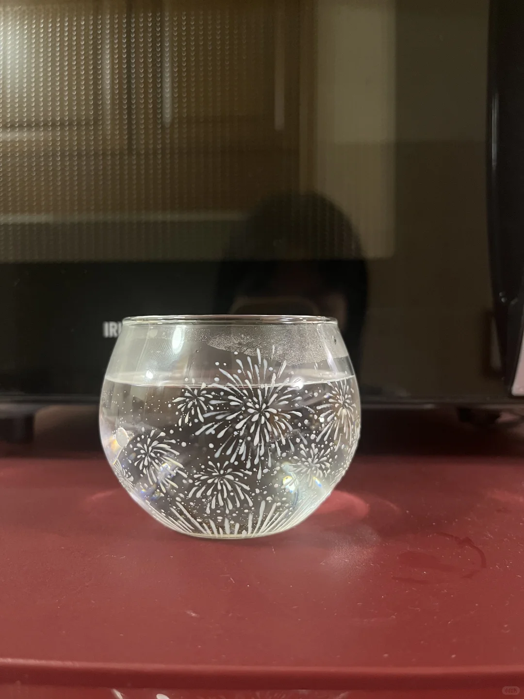 夏天的烟花玻璃杯