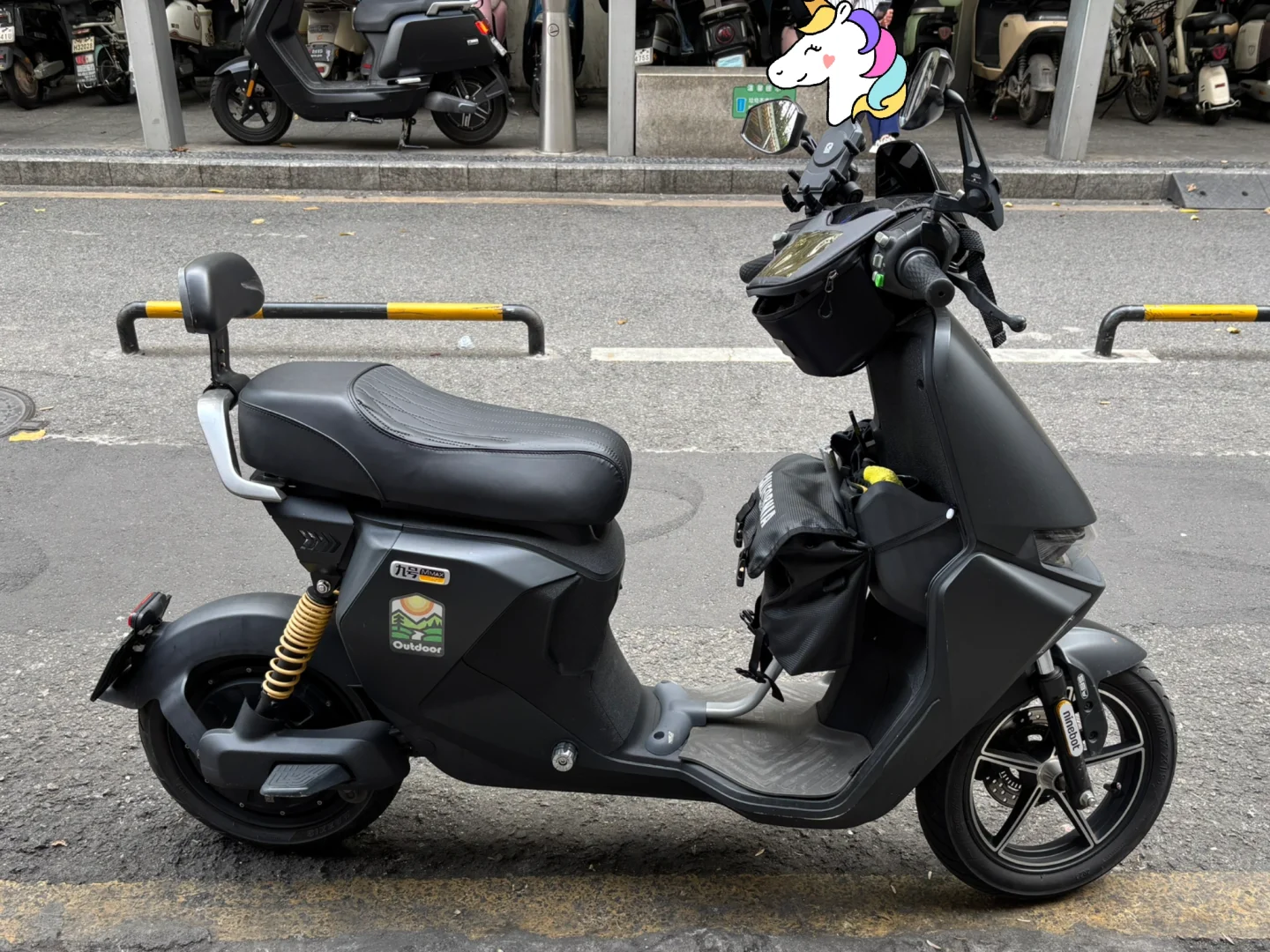 九号机械师 Mmax110 更换前减震弹簧