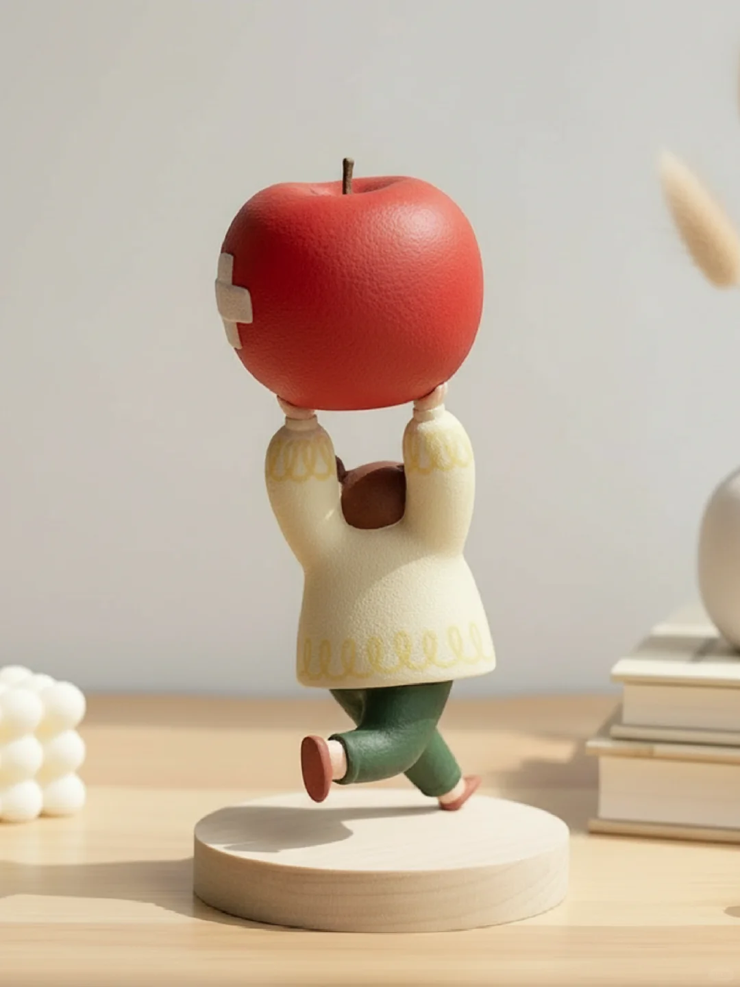 ?苹果小人｜插画转石塑黏土