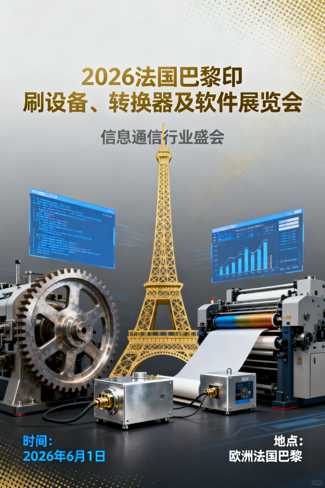 法国巴黎印刷设备，转换器及软件展览会