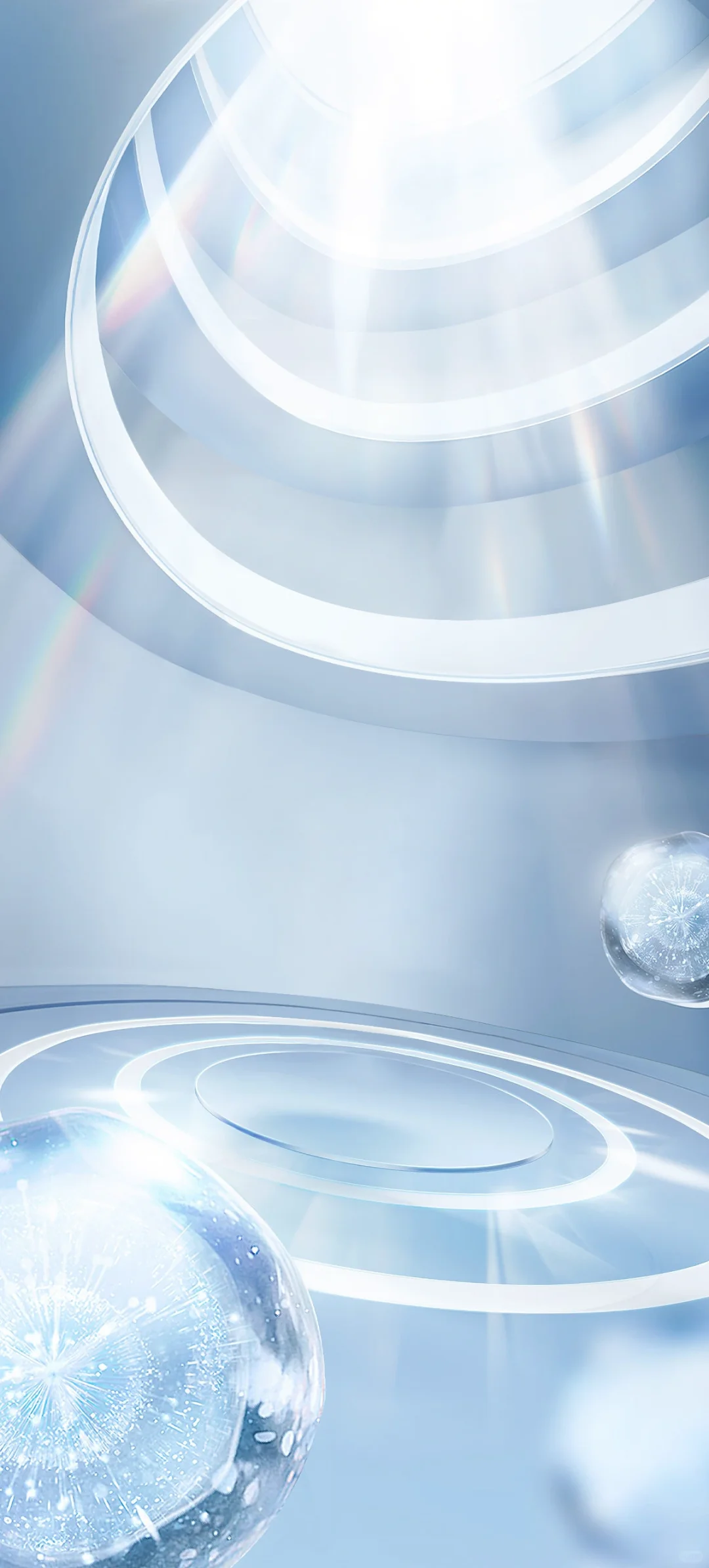 科技感浅色系电商产品展台背景大图12