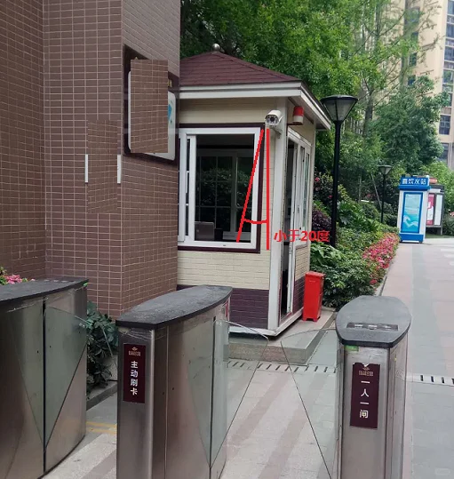 智能小区通道闸机门禁梯控无感通行怎么安装