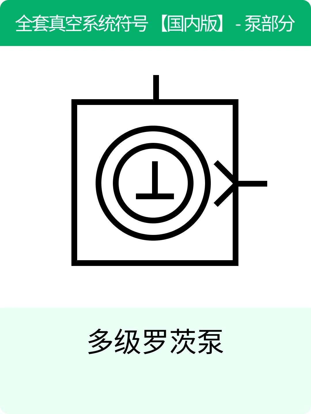 真空系统符号大全（国内版）– 泵（2/3）