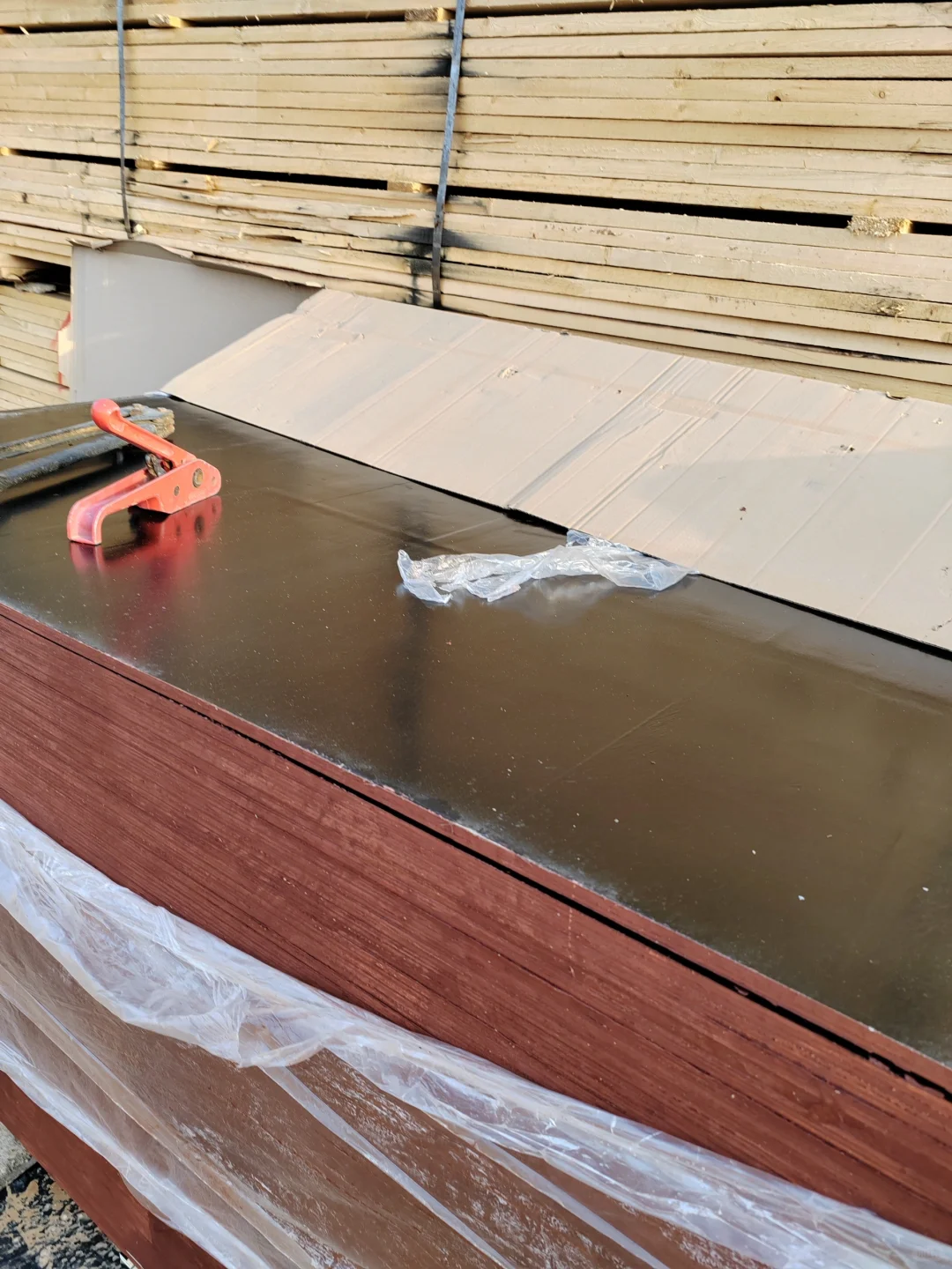 北京建筑木方加工定制批发清水模板竹胶板