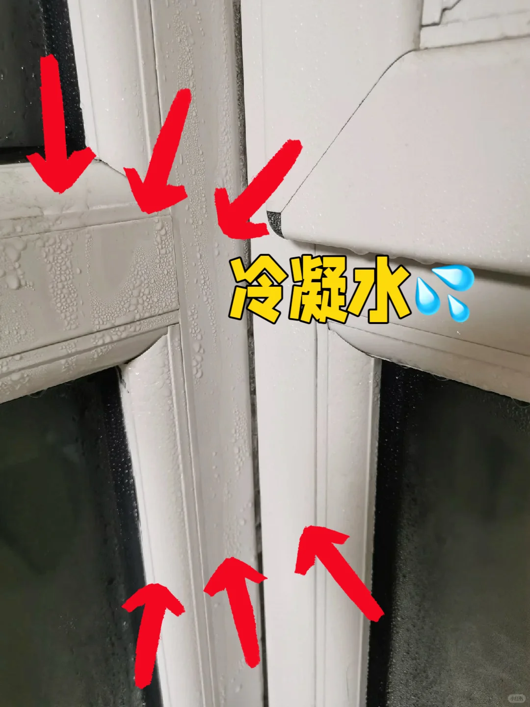 北方别装断桥铝窗⁉️冬天窗户好多冷凝水结冰