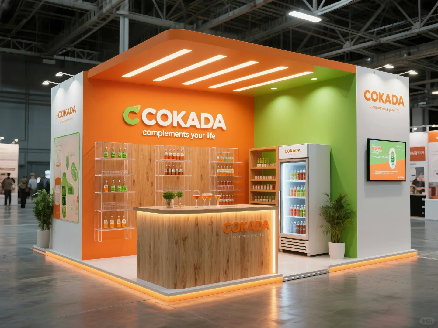 094｜挑战100天100套展台案例｜多彩活力风