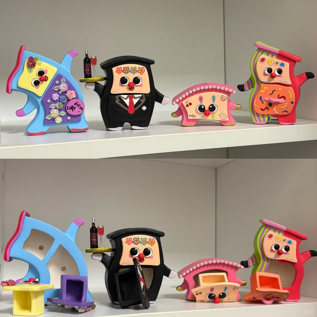 用石塑粘土做了几个好玩的东西?