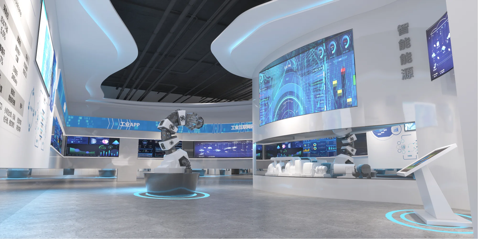 工业圈杀疯的全能展厅，真的把科技感玩疯了！