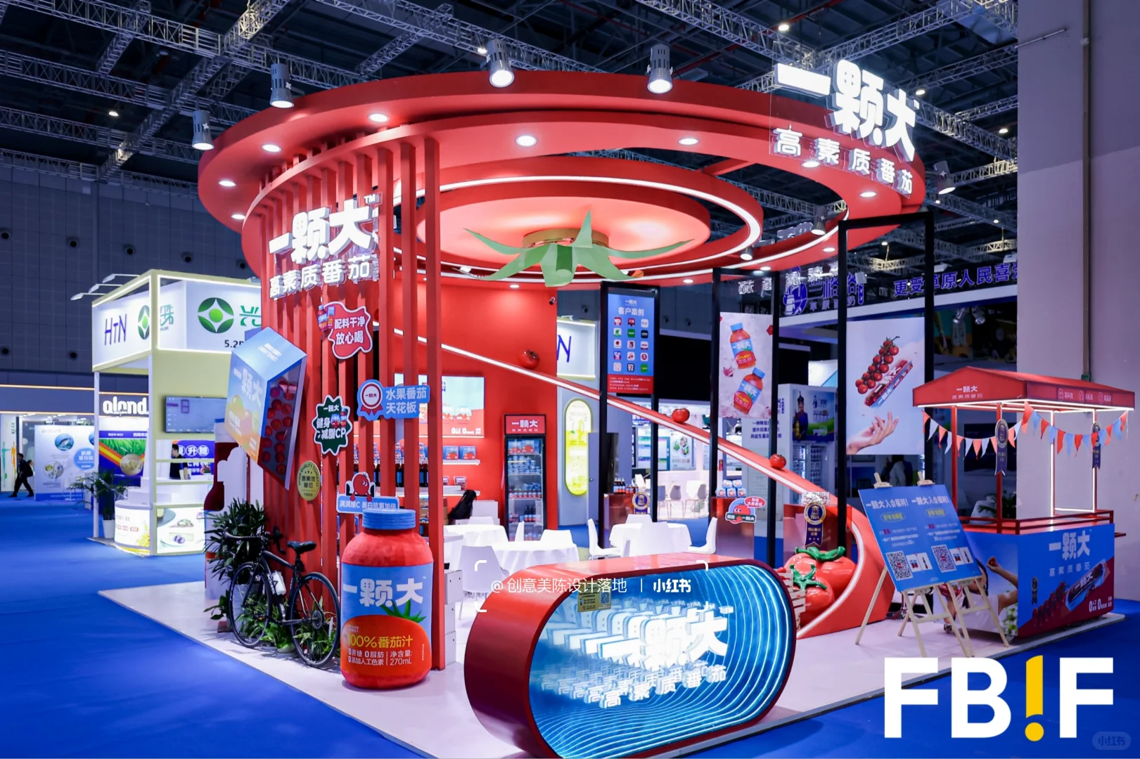 糖酒会创意展台?超吸睛的食品饮料展