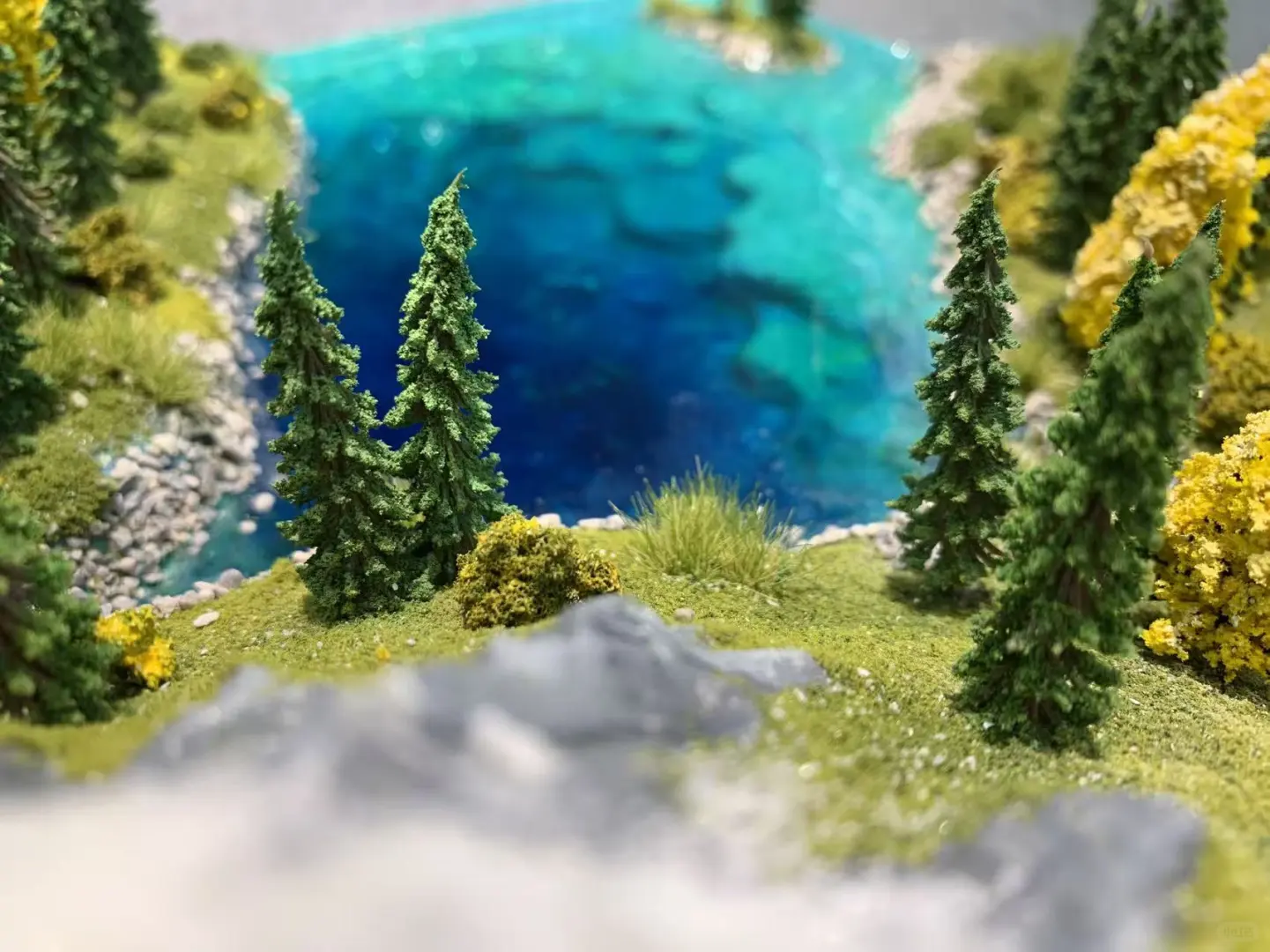 粘土微缩模型-喀斯特地貌