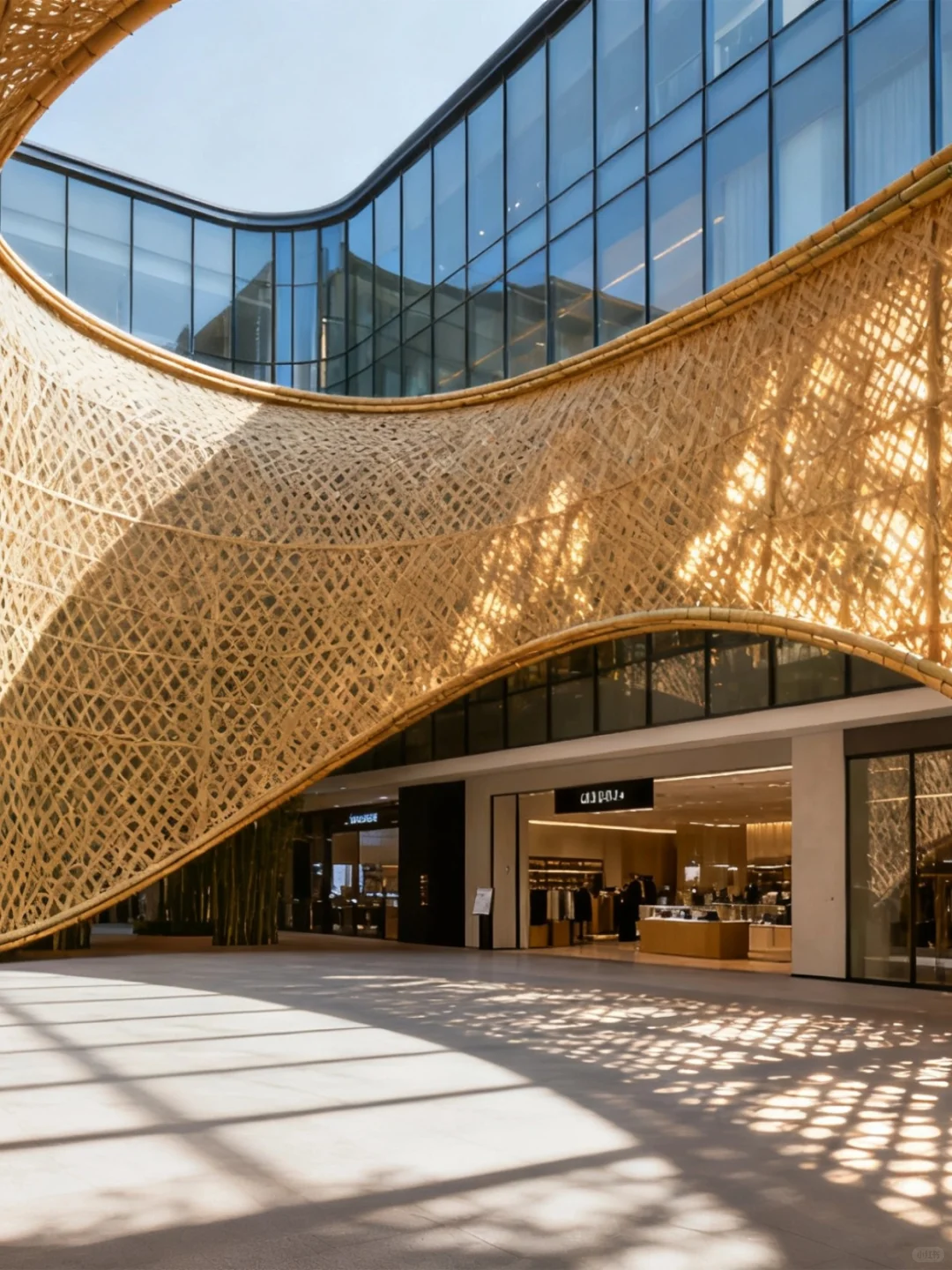 让千年竹编技艺，在当代建筑中轻盈呼吸