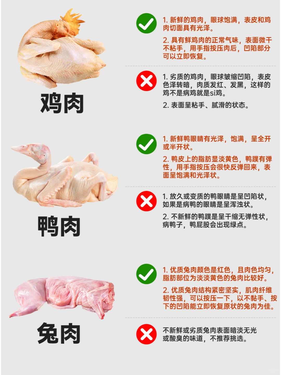 常见肉类挑选技巧?一下讲清楚‼️