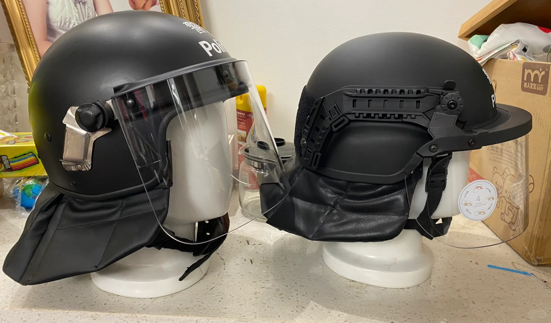 MSA防爆盔和国产某牌防爆盔