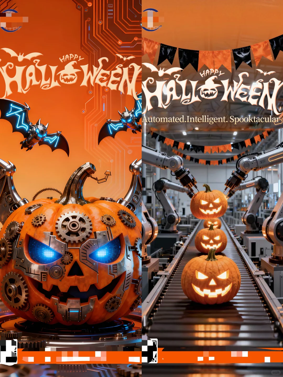 机械制造×万圣节｜这波赛博鬼混也太酷了