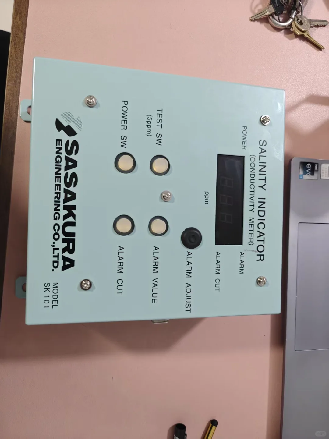 淡水发生器，盐度指示器