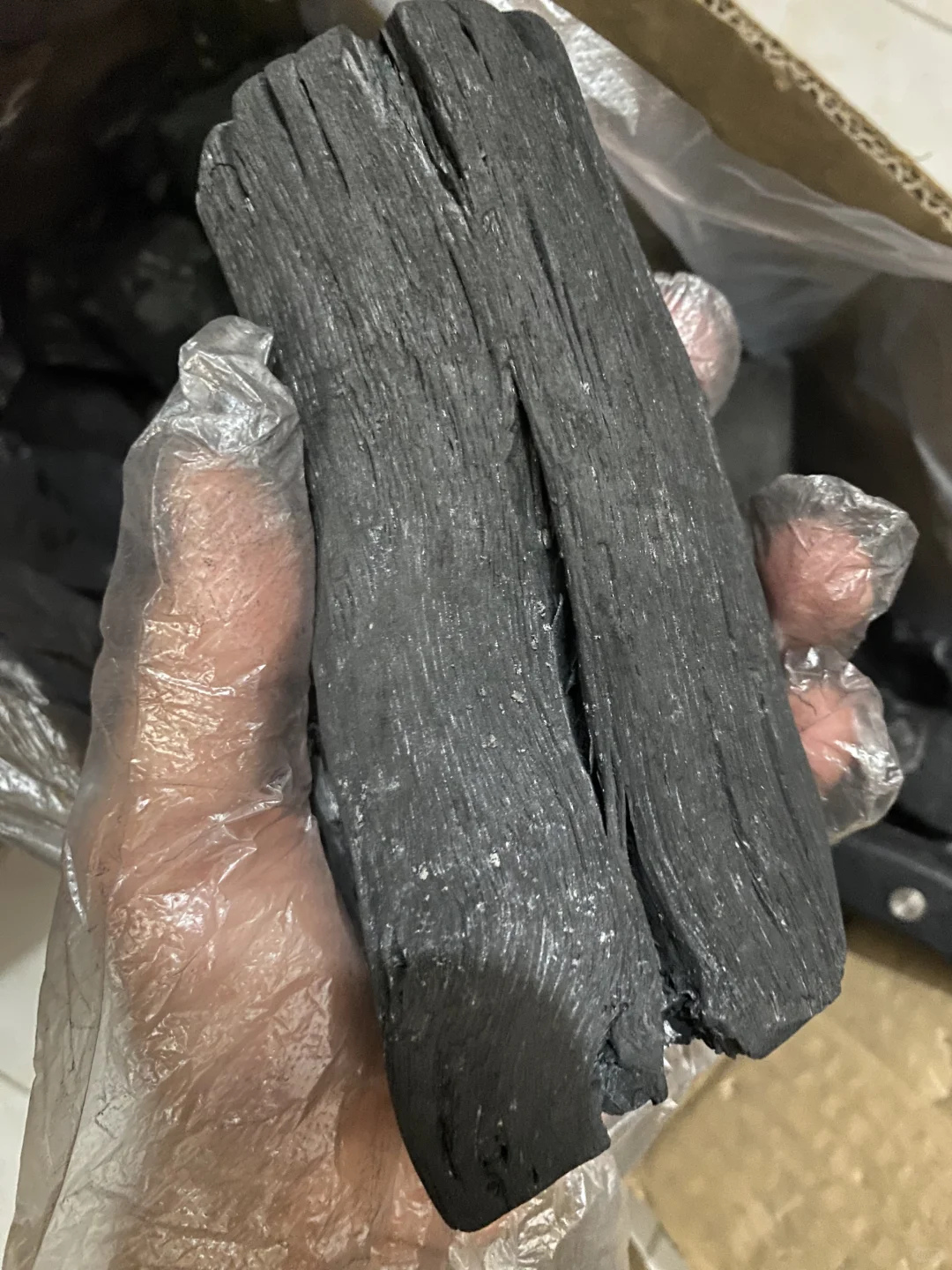 买的备长炭好大一个????