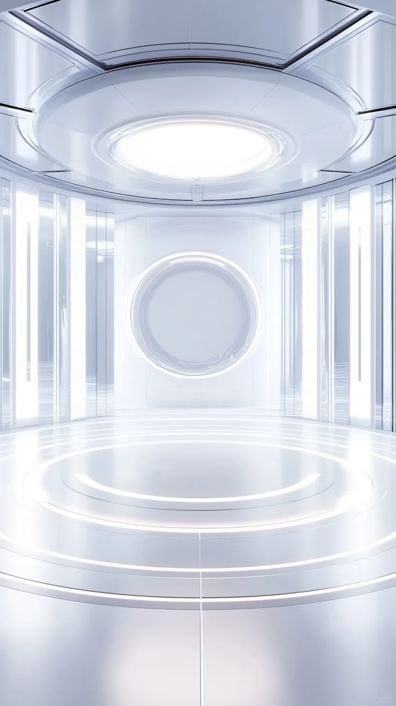 科技感浅色系电商产品展台背景大图12