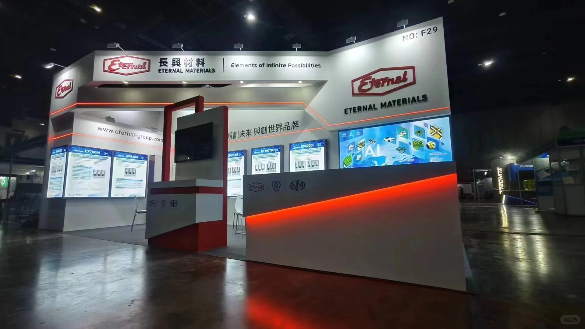 泰国电子展搭建完毕